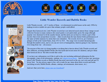 Tablet Screenshot of littlewonderrecords.com